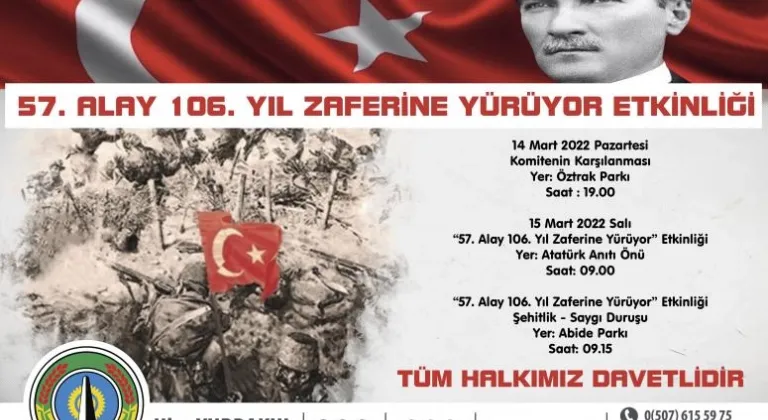 57. ALAY YÜRÜYÜŞ KOMİTESİ ÜYELERİ BELEDİYE BAŞKANI ULAŞ YURDAKUL'U ZİYARET ETTİLER