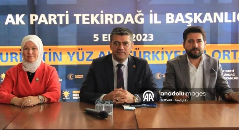 AK Parti Tekirdağ İl Başkanı Ali Gümüş, basın mensuplarıyla bir araya geldi