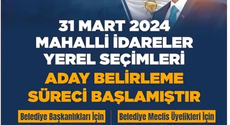 AK Parti’de Aday Adaylığı Süreci Başladı