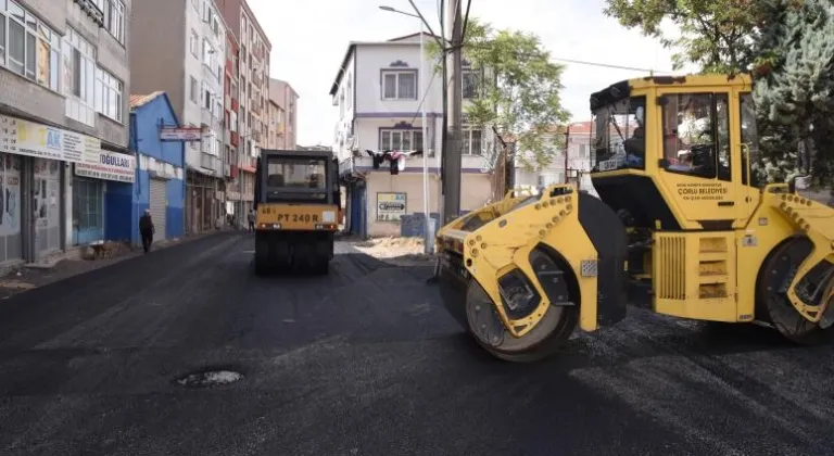 Asfalt Ekiplerimiz Çalışmalarını Yoğunlaştırdı