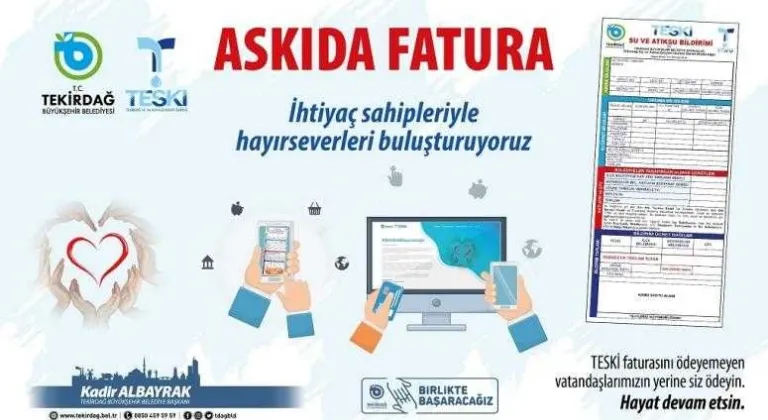 ASKIDA FATURA UYGULAMASINDA İLK 1 AYDA 1.023 ADET FATURA ÖDENDİ