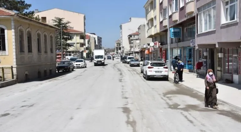 ATATÜRK VE 1 KASIM CADDELERİNDEKİ SBB BETON YOL ÇALIŞMALARI TAMAMLANDI