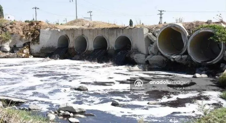 Atık sularını Çorlu Deresi'ne deşarj eden işletmelerden 71'ine para cezası uygulandı