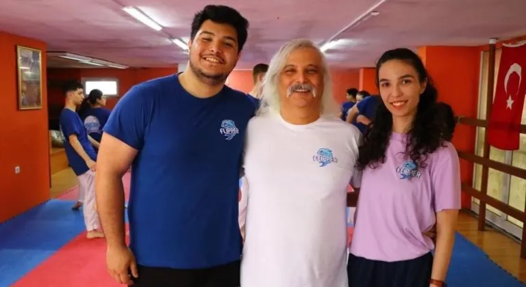 Baba, Kızı ve Oğluyla Şampiyon Sporcular Yetiştiriyor