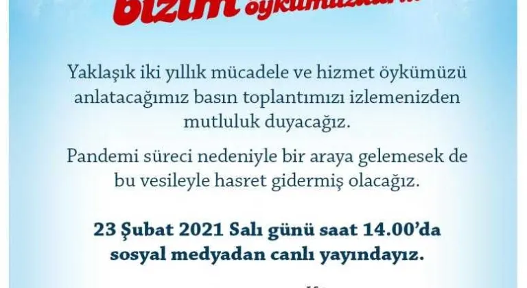 BAŞKAN ALBAYRAK BASIN TOPLANTISI DÜZENLEYECEK