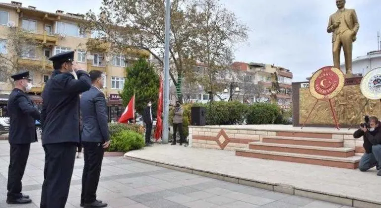 BAŞKAN ALBAYRAK ŞARKÖY'ÜN KURTULUŞ GÜNÜ ÇELENK SUNMA TÖRENİNE KATILDI