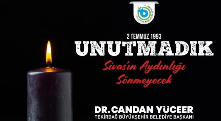 BAŞKAN DR. YÜCEER: “SİVAS’IN AYDINLIĞI SÖNMEYECEK”