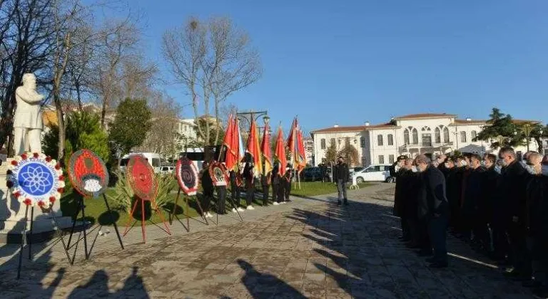 Başkan Yüksel Namık Kemal’i anma törenine katıldı