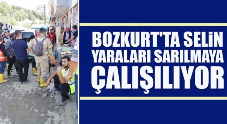 Bozkurt'ta selin yaraları sarılmaya çalışılıyor