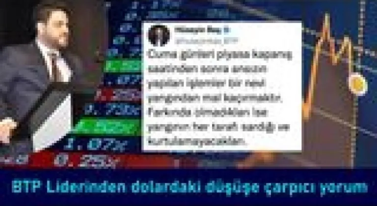 BTP liderinden dolardaki düşüşe çarpıcı yorum