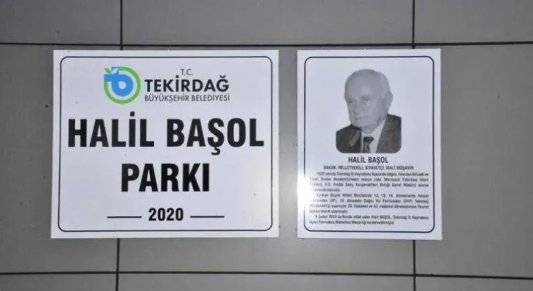 BÜYÜKŞEHİR BELEDİYESİ HALİL BAŞOL’UN ADINI YAŞATIYOR