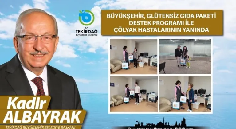 BÜYÜKŞEHİR GLÜTENSİZ GIDA PAKETİ DESTEK PROGRAMI İLE ÇÖLYAK HASTALARININ YANINDA