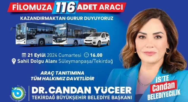 BÜYÜKŞEHİR YENİ ARAÇLARINI VE HİZMETLERİNİ TANITIYOR