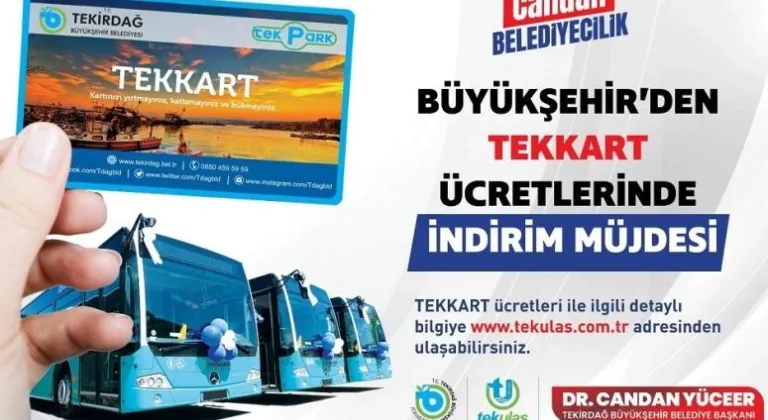 BÜYÜKŞEHİRDEN ULAŞIM KARTLARINDA İNDİRİM MÜJDESİ