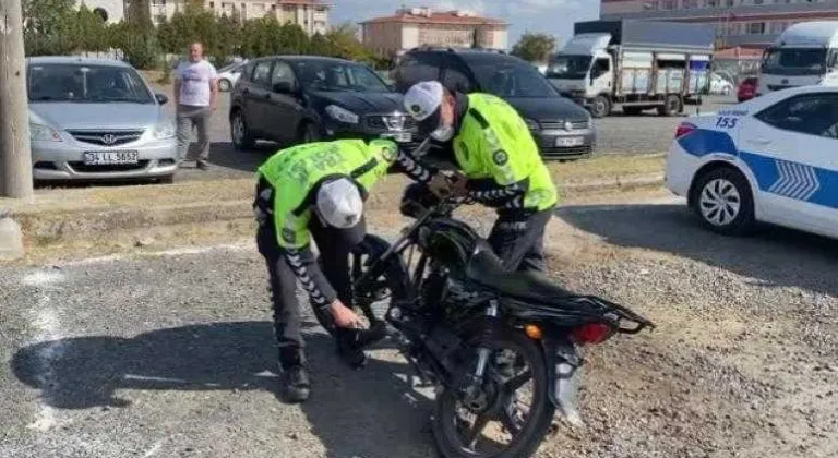 Çalınan motosiklet terk edilmiş halde bulundu