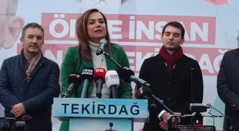 Candan Yüceer CHP Tekirdağ Büyükşehir Belediye Başkan Aday Adaylığını açıkladı