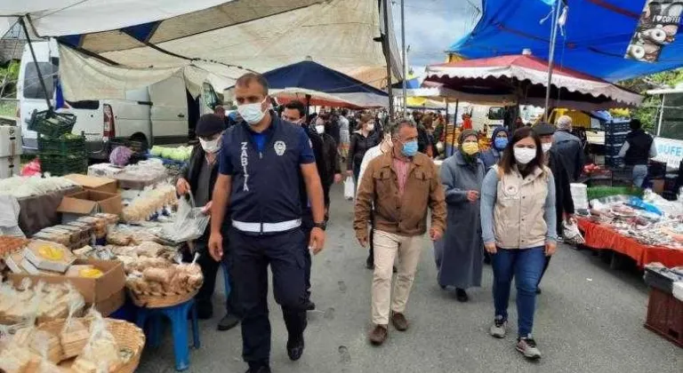 ÇARŞAMBA PAZARINDA DENETİMLER DEVAM EDİYOR