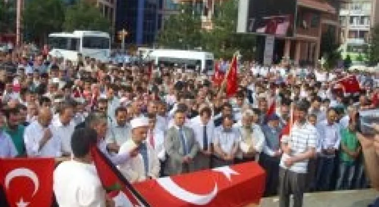 ÇERKEZKÖY'DE YEDİDEN YETMİŞE İSRAİLE BÜYÜK ÖFKE