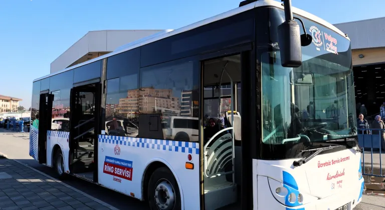 Çerkezköy’de Ücretsiz Pazar Servisi Hizmete Başladı