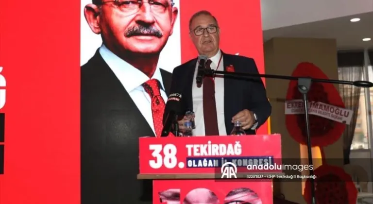 CHP Genel Başkan Yardımcısı Öztrak, partisinin Tekirdağ İl Kongresi'nde konuştu: