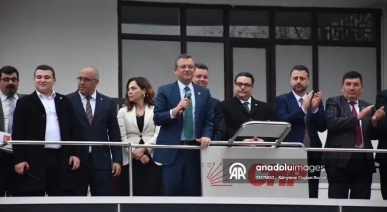 CHP Genel Başkanı Özel, Çorlu'da halk buluşmasında konuştu: