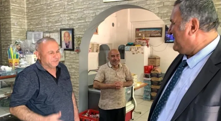 CHP Milletvekili Ömer Fethi Gürer esnaf ve pazar ziyaretlerinde bulundu.