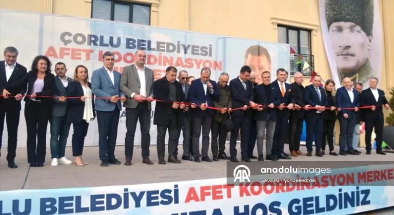 Çorlu'da Afet Koordinasyon Merkezi açıldı