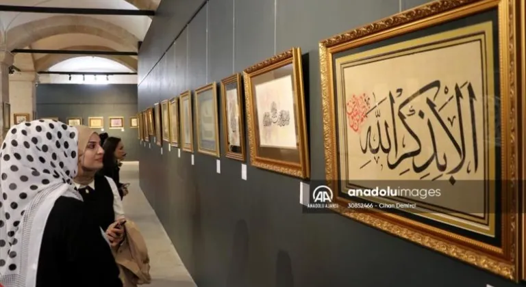 Edirne Rumeli Kültür Sanat Akademisi'nde hüsn-i hat sergisi açıldı