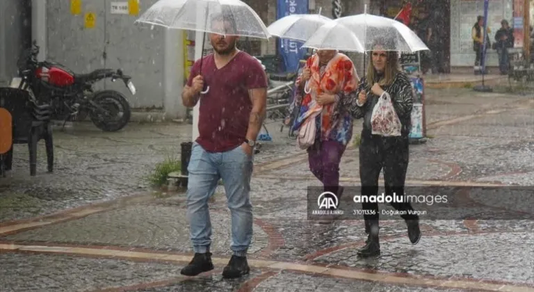 EDİRNE - Trakya'da sağanak etkili oldu