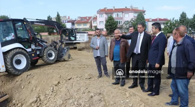 Edirne Valisi Kırbıyık, yapımı devam eden projeleri inceledi