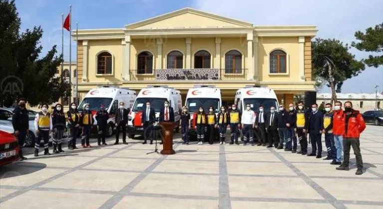 Edirne'de 4'ü ambulans 19 yeni araç ekiplerin hizmetine sunuldu