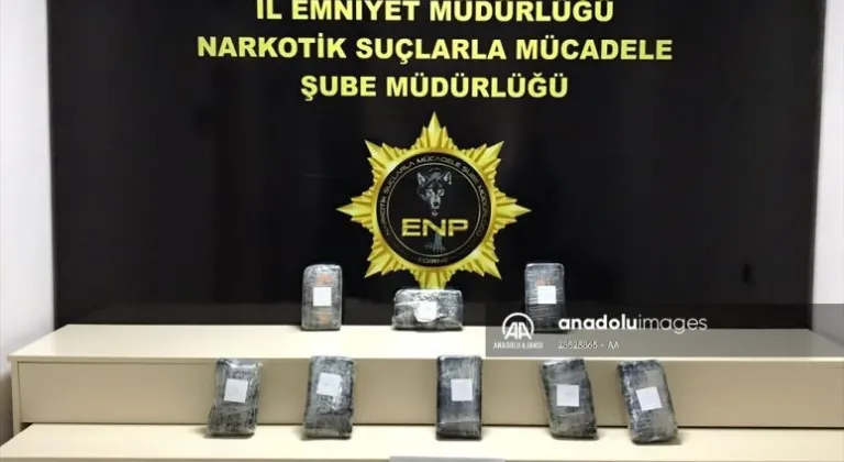 Edirne'de bir araçta 9 kilo 120 gram kokain ele geçirildi