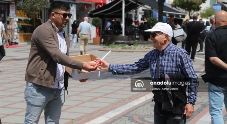 Edirne'de CHP teşkilatı vatandaşları 