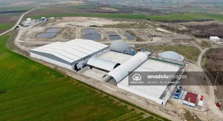 Edirne'de çöpten 10 ayda 7 milyon 614 bin kilovat elektrik üretildi