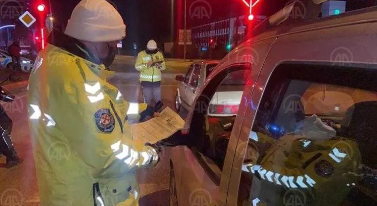 Edirne'de kurallara uymayan sürücüler trafik denetimlerine takıldı