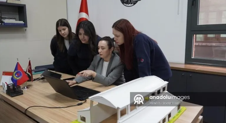 Edirne'de öğrencilerin tarihi balon hangarıyla ilgili hazırladıkları proje TÜBİTAK finallerinde yarışacak