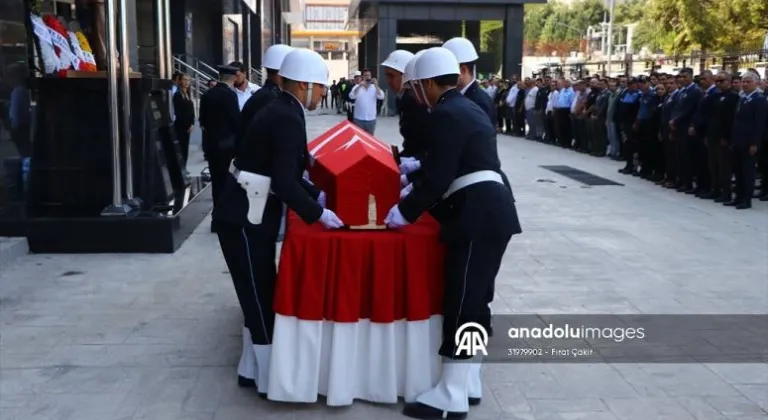 Edirne'de trafik kazasında ölen polis memuru memleketine uğurlandı