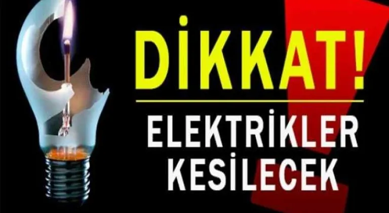 Elektrik Kesintisine Dikkat