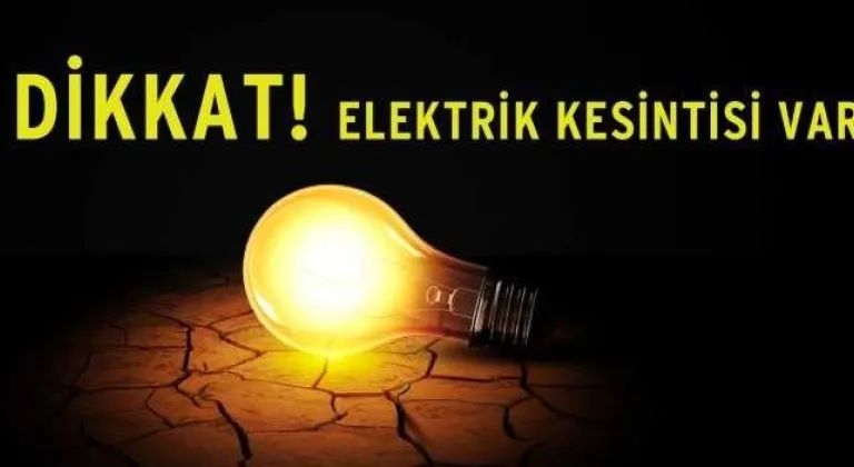 Elektrik Kesintisine Dikkat