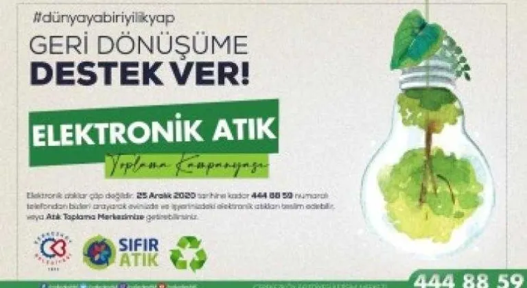 ELEKTRONİK ATIK TOPLAMA KAMPANYASI BAŞLADI