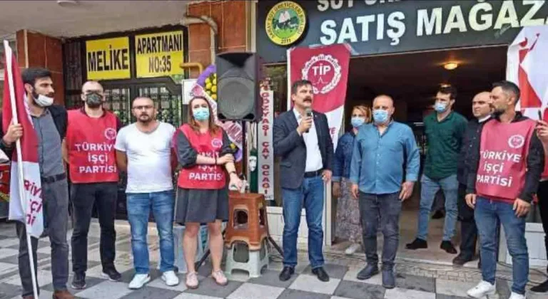 ERKAN BAŞ SARAY'DA TİP  İLÇE ÖRGÜTÜ AÇILIŞINA KATILDI 