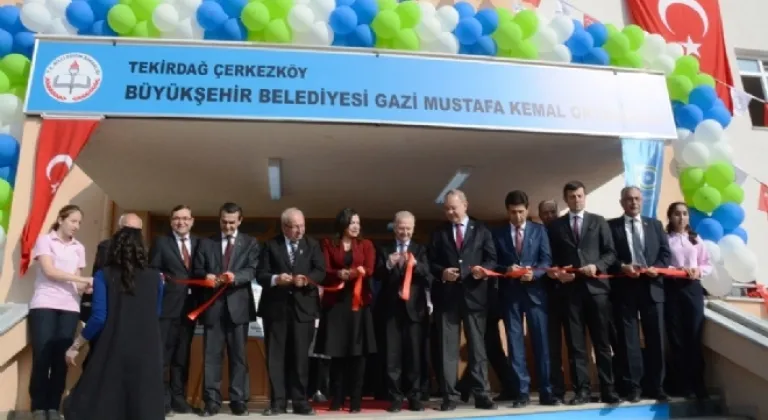 Gazi Mustafa Kemal Ortaokulu Tekirdağ Valiliğine Teslim Edildi