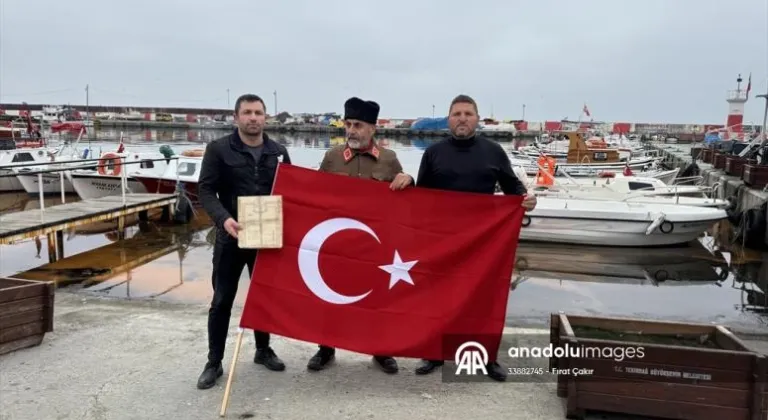 Gazi torunu Saffet Gümüş şehitlerin anısına İstanbul'dan Çanakkale'ye yürüyor