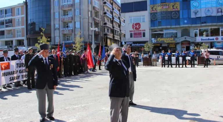 GAZİLER GÜNÜ SARAY’DA KUTLANDI