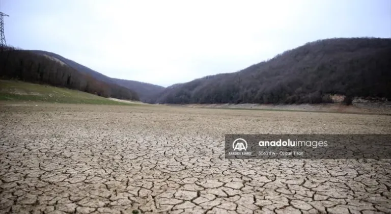 Geçen yıl taşan Kazandere Barajı bu sene kuruma noktasına geldi