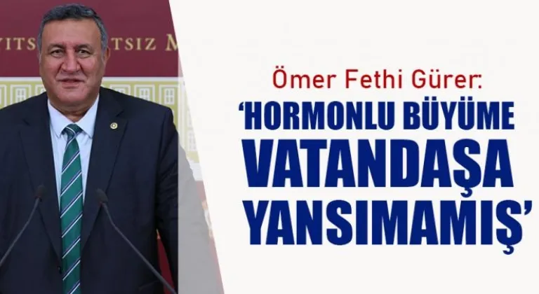 Gürer: 'Artan girdi maliyetleri, vatandaşı tezgaha yaklaştırmıyor'