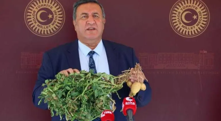 GÜRER: “ÇİFTÇİNİN UMUT IŞIĞINI SÖNDÜRMEYİN. PATATES ÜRETİCİSİ ORTADA KALDI. PATATES TARLADA 50 KURUŞ, MARKETTE 3 LİRA”