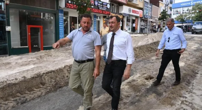 Hüseyin Pehlivan Caddesi tepeden tırnağa yenileniyor