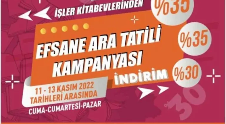 İŞLER KİTABEVİ SARAY ŞUBESİNDE DEV KAMPANYA