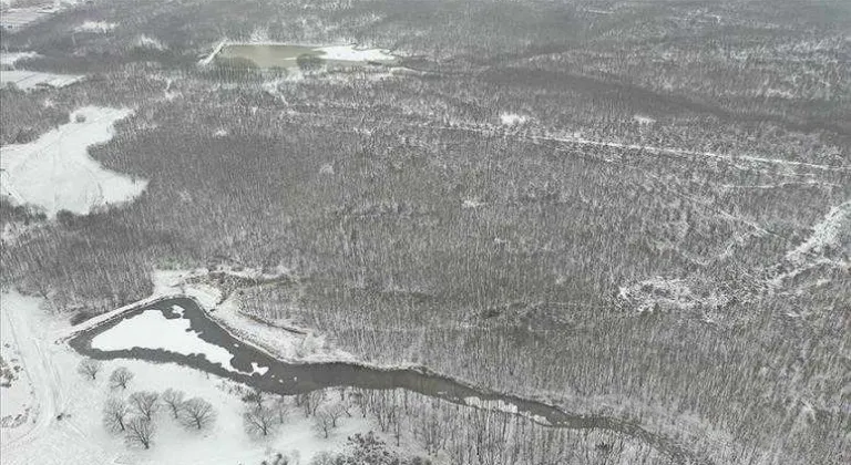 Kapaklı'da bulunan İkiz Göller'de 